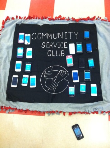 The Community Service Club's official blanket.