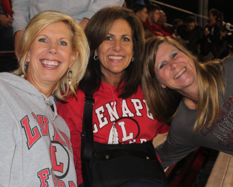 "This is her senior year so its great to watch her through all the four years she's been here at Lenape" -Mrs. DeKrafft (left) speaking about her daughter, Makena DeKrafft ('15)