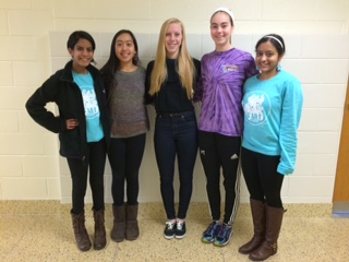 Above are 5 of the sophomores that went on the Cooper Trauma Trip: (Left to Right) Isabel Chacko, Alexis Cao, Megan Quimby, Patricia Thomas, and Megha Bharadwaj