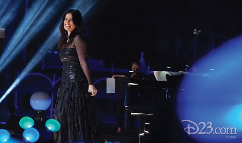 Idina Menzel performs "Let it Go" at Disneyland 60 on ABC