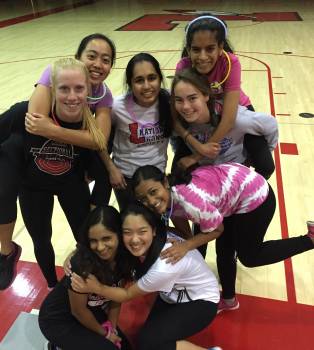 From Upper Left to Lower Right: Alexis Cao (17), Megan Quimby (17), Radhe Bangad (17), Smriti Nair (17), Patricia Thomas(17), Isabel Chacko (17), Megha Bharadwaj (17), and Allison Zhang (17)