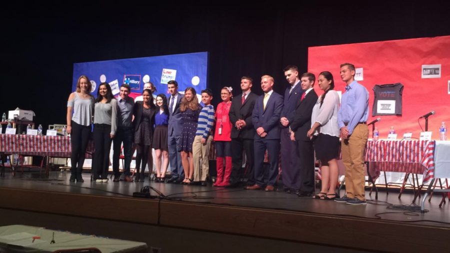 Students Represent Presidential Candidates in Mock Debate 2016