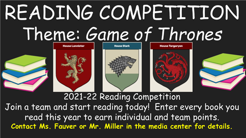 Season's Readings: Competition & Book Recs