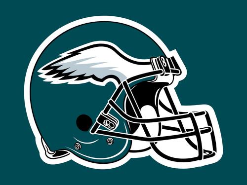 Philadelphia Eagles Helmet Logo drawing (Vector cliparts) philadelphia,eagles,helmet,logo,wing